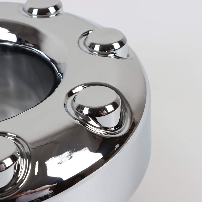 PPCovers 1PCS Replacement for 2005-2018 F350 Dually Front 4X4 Open Chrome Wheel Center Hub Cap - Image 2